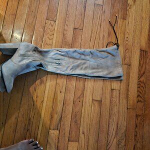 Leila Stone FAUX Suede Knee High Boots